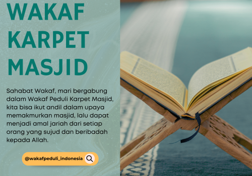 Wakaf Karpet Masjid