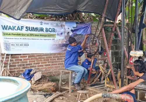 Satu Sumur, Sejuta Kebaikan: Wakaf Sumur Bor untuk Pondok Qur’an RPU dan Warga Sekitar di Ngamprah, Bandung Barat