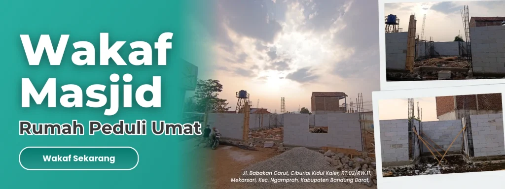 Banner Wakaf Masjid